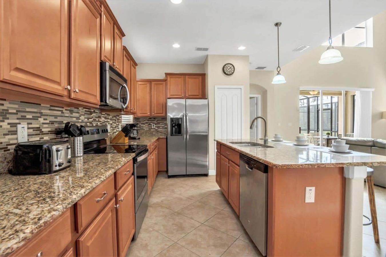 Near Disney - 5Br Home- Games Pool Hot Tub & Bbq Kissimmee Zewnętrze zdjęcie